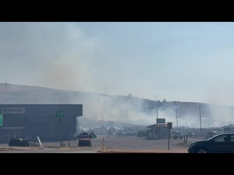 Crews Battle Wildfire Along I 90 In Missoula