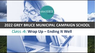 Class 4-2022 Grey Bruce Municipal Campaign School Class