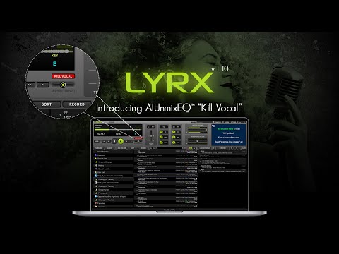 LYRX Karaoke Software for Mac & Windows | Introducing "Kill Vocal"