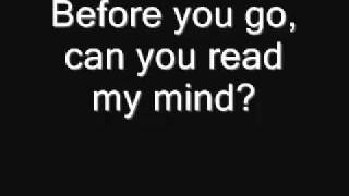 The Killers - Read My Mind...lirics