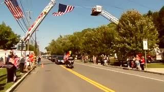 Funeral Procession for USMC Pfc. George H. Traver