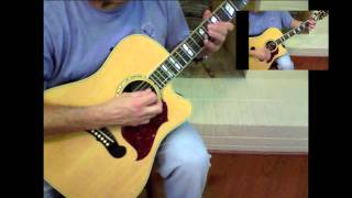 Marshall Tucker Band - Heard It in a Love Song - style intro with tablature