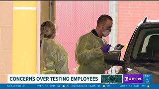 Concerns over testing employees