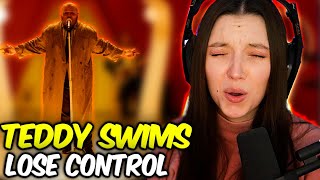Teddy Swims - Lose Control | FIRST TIME REACTON (LIVE)