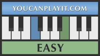 Bizet - Carmen - Les Toreadors [Easy Piano Tutorial]