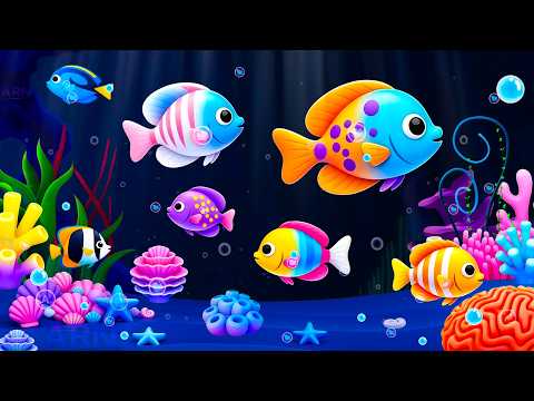 Lullabу and Calming Undersea Animation 🐠🐟 Soothing fishes 🐟 🦀 Baby sleep music 💤