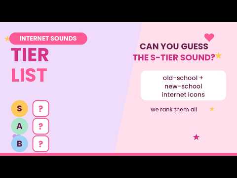 Tea Time ☕︎: Internet Sounds Tier List