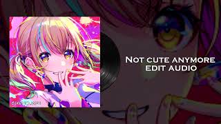 not cute anymore - illit edit audio 