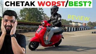 Bajaj Chetak C2501 Ride Review: Best or Worst EV Scooter from BAJAJ?