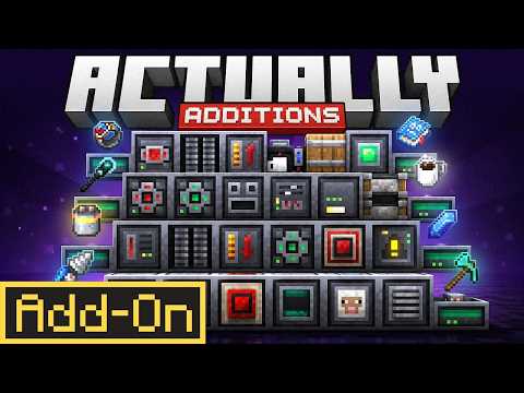 ACTUALLY ADDITIONS ADDON Officially Ported to Minecraft Bedrock Edition