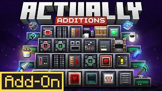 ACTUALLY ADDITIONS ADDON Officially Ported to Minecraft Bedrock Edition
