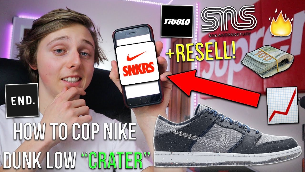 nike sb dunks crater