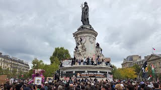 Live: Paris R&eacute;publique 'Block Everything&rsquo; Protest, manif 10 septembre "Bloquons tout"