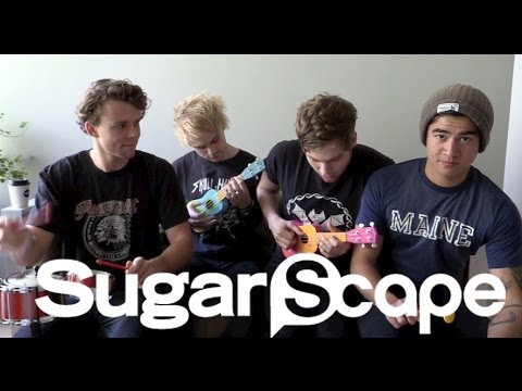 5SOS play She's Kinda Hot on tiny children's instruments