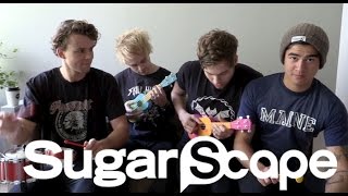 5SOS play She's Kinda Hot on tiny children's instruments