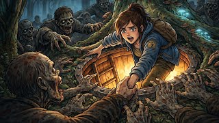 Zombie apocalypse bunker survival | ghibli style 