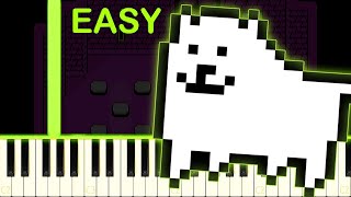 Uwa!! So Temperate♫ | UNDERTALE - EASY Piano Tutorial