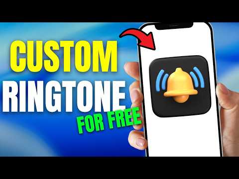 How To Set A FREE Custom Ringtone On iPhone