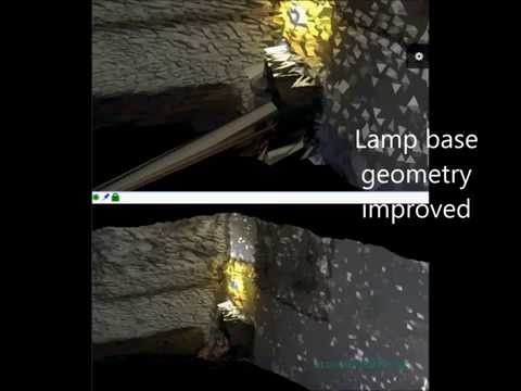 Low Frequency High Amplitude Structured Light Data Noise Removal