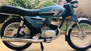 Ind-Suzuki AX100 (MADE IN JAPAN🇯🇵) completely restored in Bangalore by 2-Stroke Shashi🏁🇮🇳