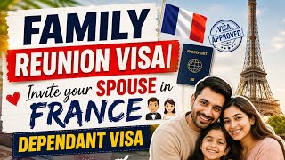 Family reunion visa🇫🇷familial regroupment visa🤵&zwj;♂️👰|Dependant visa #visa #france #india #subscribe 