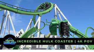 Incredible Hulk Coaster - On-Ride 4K POV - Universal Islands of Adventure