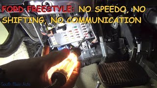 Ford Freestyle: No Speedometer, No Shifting, ABS, SRS, Trac Lights On - No Com U1900