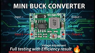 Mini Mp1584 dc-dc 3a adjustable buck module full testing