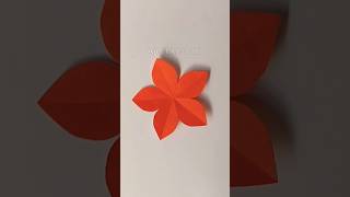 5 Petal Paper Flowers | Easy Paper Flower | Paper Flower Making Idea #paper #flowers #craft #shorts