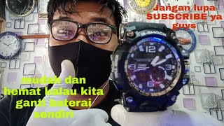 Tutorial Cara Mengganti Baterai Jam Tangan Casio G Shock Sport Kepotimes