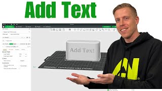 How to Add Text to Model in Bambu Studio