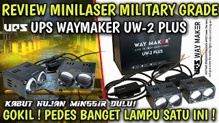 REVIEW UPS WAYMAKER UW 2 PLUS MINILASER NEW 2024 #minilaser#miniprojector