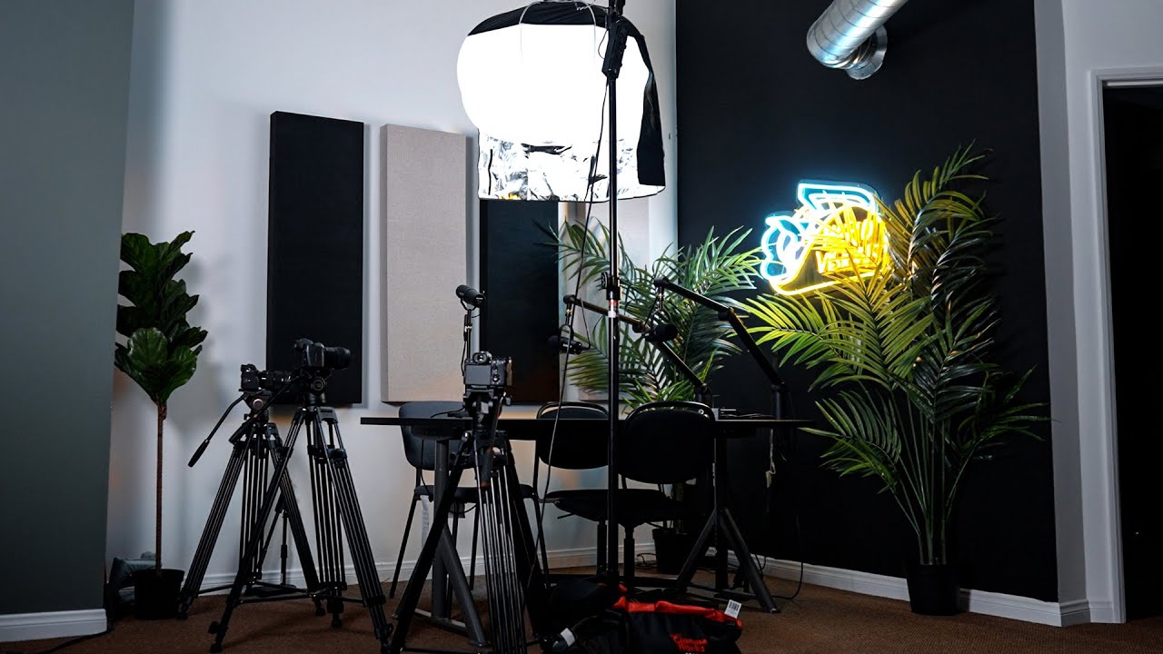 My Podcasting Setup Youtube - City Background Collection - 4K Quality