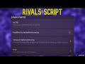 Pastebin Update 2025 Rivals Roblox Script Gui Aimbot Esp Unlock All No Default 
