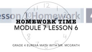 Stream Eureka Math Homework Time Grade 4 Module 7 Lesson 6 Online