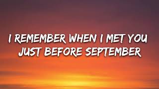 James Arthur - September (Lyrics)