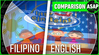 Little Einsteins: English (US) and Filipino [LEFT/RIGHT AUDIO DUB COMPARISON]