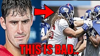 New York Giants Get Into HUGE TRAINING CAMP FIGHT! Daniel Jones and Logan Ryan Involved!