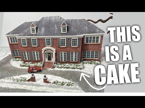 Making a Home Alone House ALL from Cake!