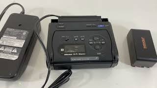 Sony GV-S50 NTSC Video Walkman Hi8/Video 8mm Recorder - Missing Screen
