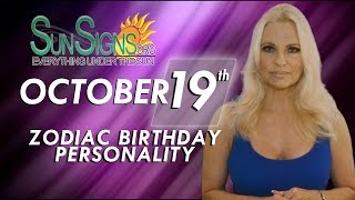 October 19th Zodiac Horoscope Birthday Personality - Libra - Part 2