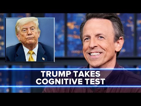 Trump Takes Easy Cognitive Test At Walter Reed