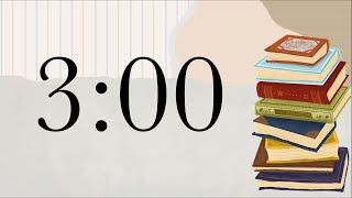 3 Minute Reading Timer (Piano Tones at End)