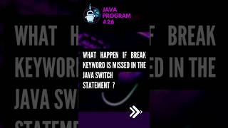 Guess what will happen if we miss break keyword in java switch statement ?  #tutorial #aptitude