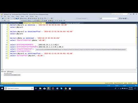 How To Add Time Zones Using Datetimeoffset In Sql Server Manager