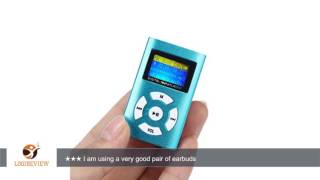 Start Mini Metal Protable USB Mini LCD Screen MP3 Player Support 32GB Micro SD TF Card-Blue |