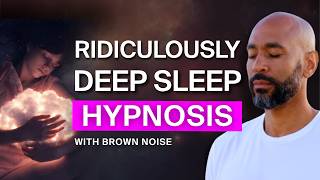 Feel Like You’re Floating | Deep Sleep Hypnosis For Blissful Deep Sleep | Brown Noise
