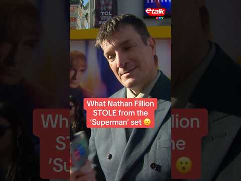 What Nathan Fillion Stole From The Superman Set