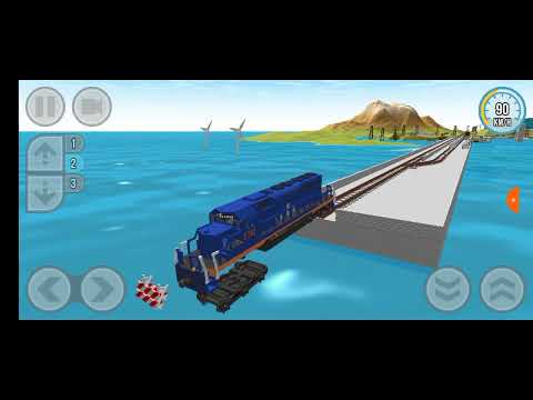 Train crash in Draw bricks