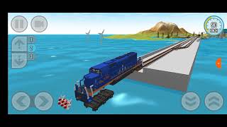 Train crash in Draw bricks 